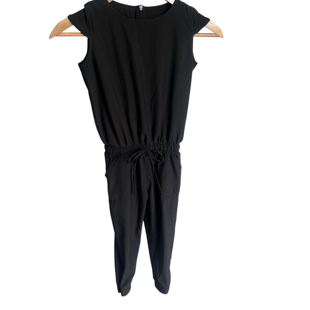 Girls Albion Fit Everyday 1pc Jumpsuit Romper Black Outfit Kids Size 6 Athletic